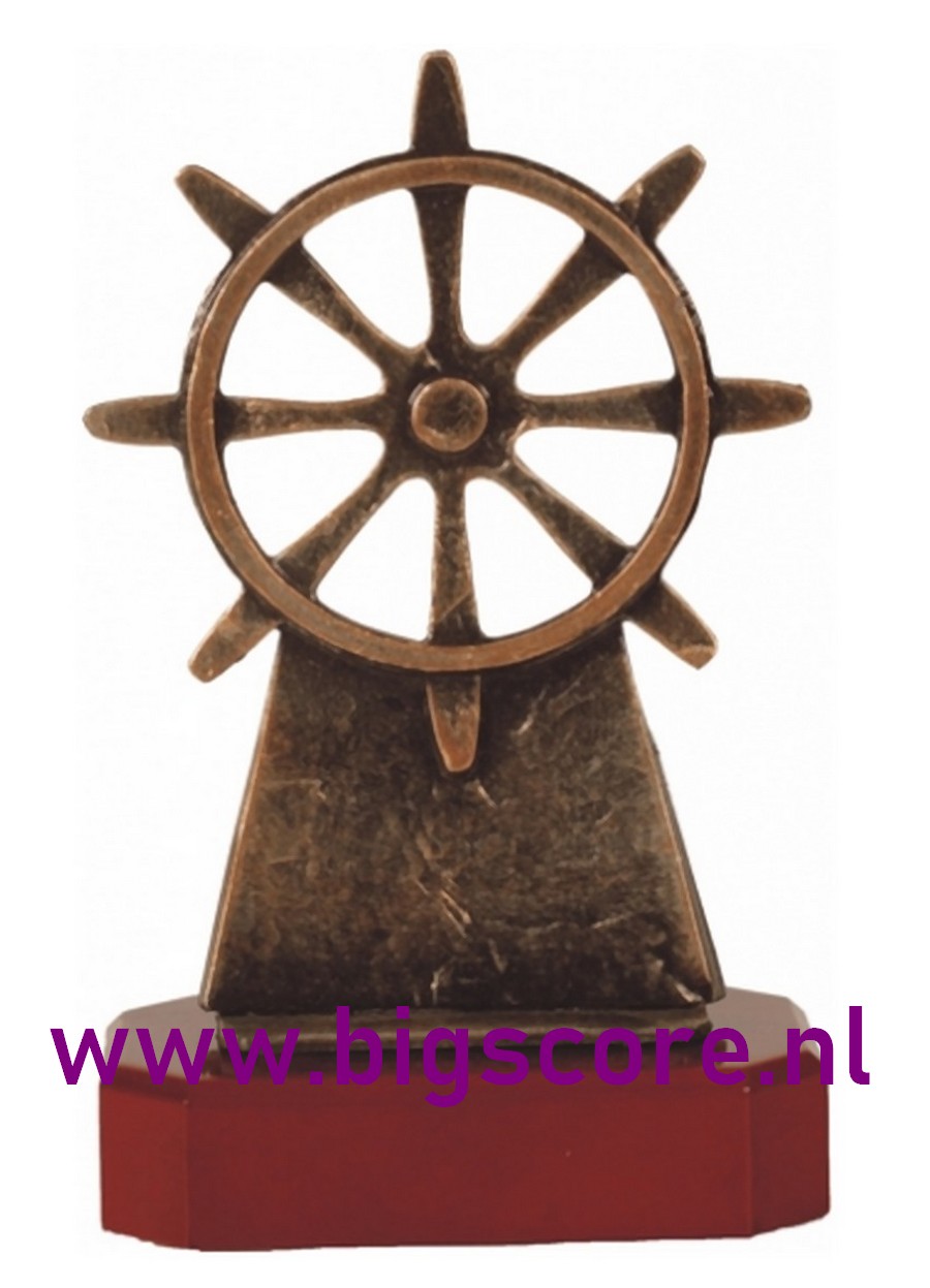 Boot Stuurwiel Metaalbeeld BEL204